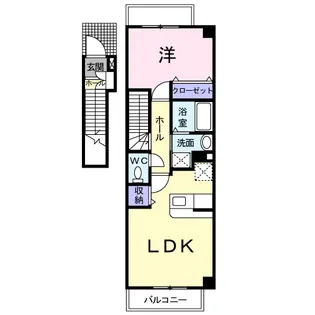 スピリア【2階】の間取り