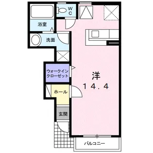 フィオーレ【1階】の間取り