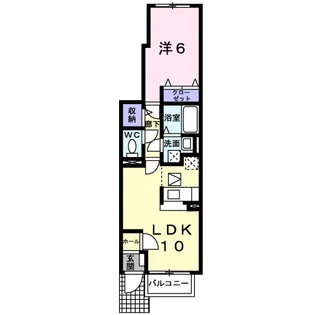 オーブⅡ【1階】の間取り