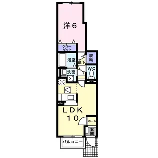 オーブⅡ【1階】の間取り