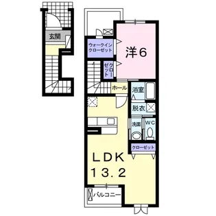 サンフィールド【2階】の間取り