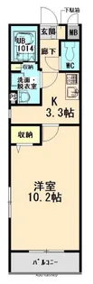 シャトーヴェール【2階】の間取り