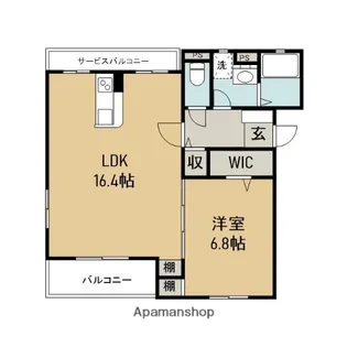 スマイル【2階】の間取り