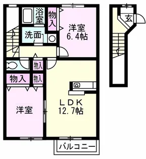 リーオ デ グロリア【2階】の間取り