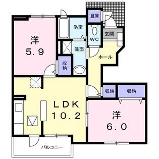 マトリス Ⅰ【1階】の間取り