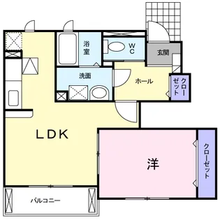 マウンテン ローレル N【1階】の間取り