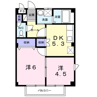 ファミール下之宮1【2階】の間取り