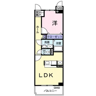 ルクソール新正Ⅱ【3階】の間取り