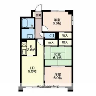 グロリアスST【2階】の間取り