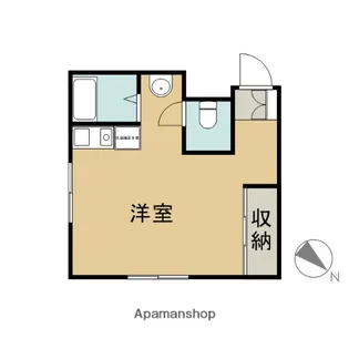 スタジオシスター【1階】の間取り