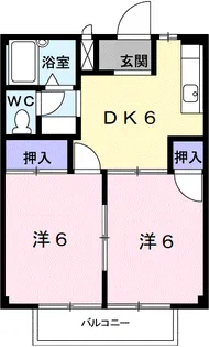 アーバンハイツ【2階】の間取り