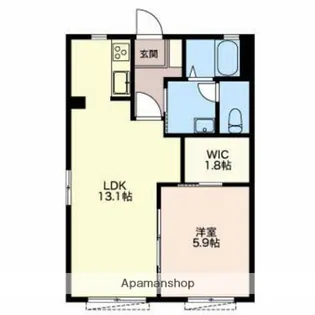 ベルデコート【1階】の間取り