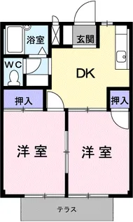 メルヘンプラザ【1階】の間取り
