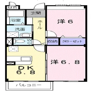 マープルホーム【3階】の間取り