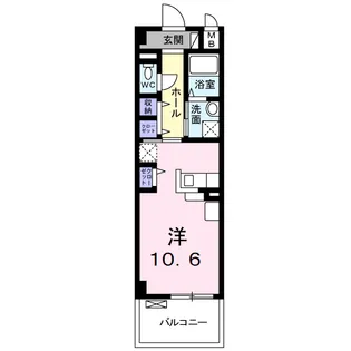 サンリットW Ⅰ【3階】の間取り