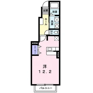 ベルファミーユ Ⅱ【1階】の間取り