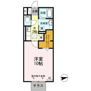サクラーレ和泉【2階】の間取り