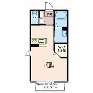 スピリトA【2階】の間取り