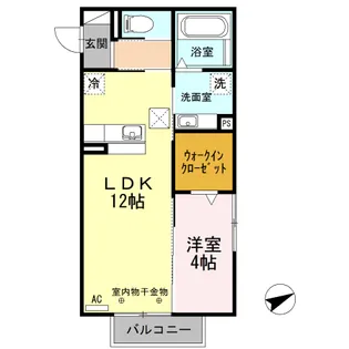 アルディーラ伊倉 A棟【1階】の間取り