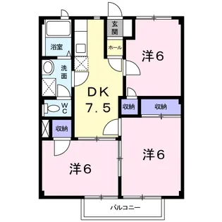 セレッソ21 B【2階】の間取り
