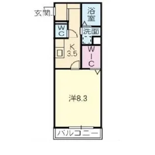 ガノスA・B・C【1階】の間取り