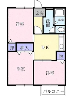 エクセルタウンⅠ【2階】の間取り