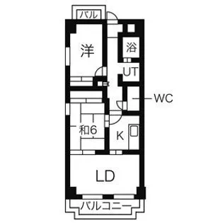 COMFORT大井手【2階】の間取り