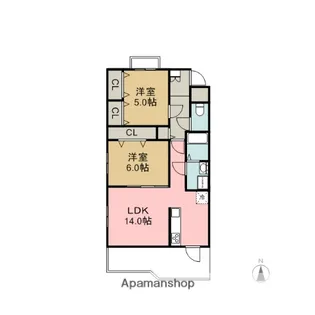 マスターズ・フォートⅡ【3階】の間取り