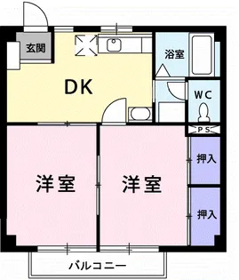 アルカディア【2階】の間取り