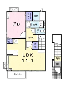 フェリオ ケイ【2階】の間取り