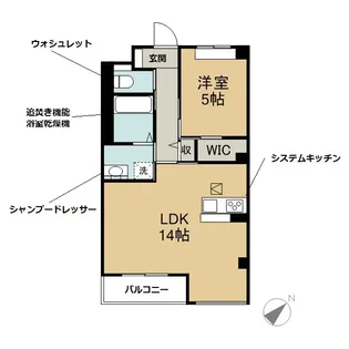 ベルク ムントⅡ【3階】の間取り