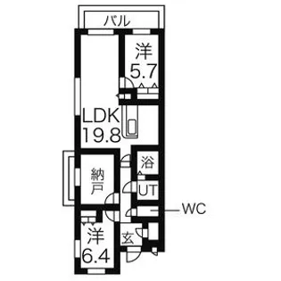 メイユール(MEILLEUR)【2階】の間取り