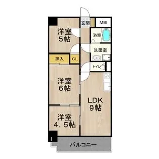 グレースマンション藤【2階】の間取り