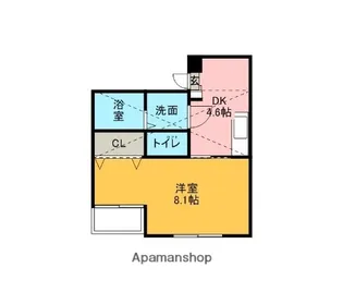 スプルース【2階】の間取り