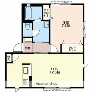 SELENA 〜セレナ〜【A101号室】の間取り