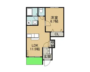 ナナハウス【1階】の間取り