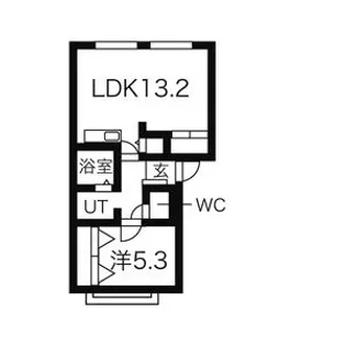 ファミーユ小杉【202号室】の間取り