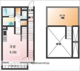 ペガサス【202号室】の間取り