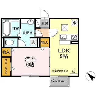 レスピーユ【1階】の間取り