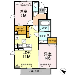 NEW コーポヒロ【1階】の間取り
