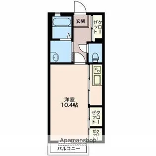 ビリーヴ【1階】の間取り