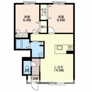 エテルノ レガーロ C【1階】の間取り