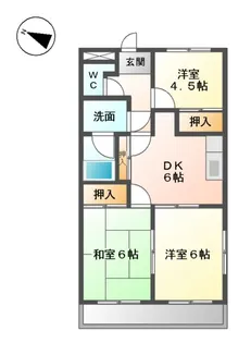 コーハンライズ【2階】の間取り