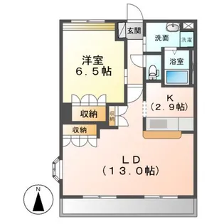 VALO A棟【2階】の間取り