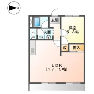 アーバンハイツNIWA【1階】の間取り