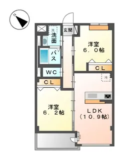 ベルク ムント【2階】の間取り