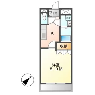 メゾン・ド・ローレライ B棟【1階】の間取り