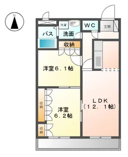 TWINKLE T【1階】の間取り