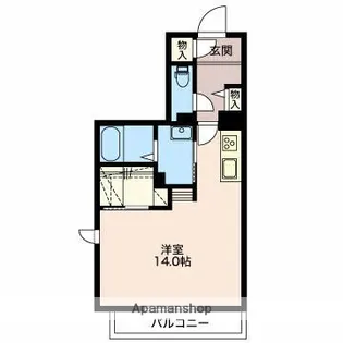 メゾン ド モンクール【101号室】の間取り