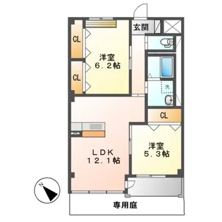 サンベルグ【1階】の間取り
